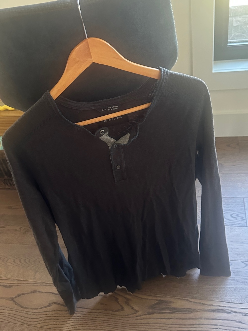 Wings + Horns Gray Long Sleeve Shirt Reigning Champ precursor